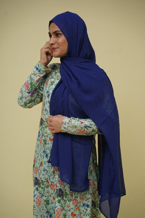 Marine Blue Hijab
