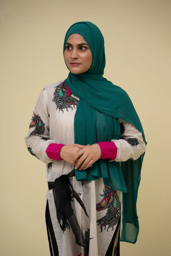 Parrot Green Hijab